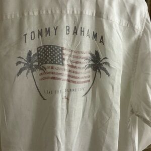 Tommy Bahama  White Linen Shirt